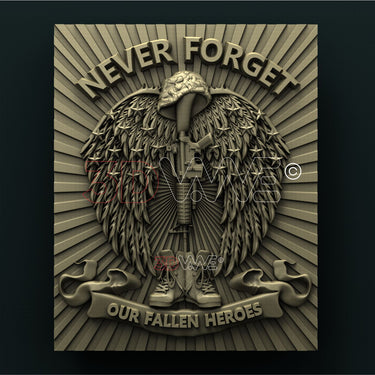 NEVER FORGET 3D STL 3DWave